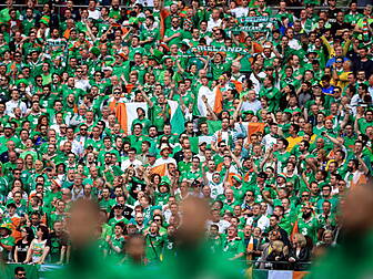WATCH: Irish support as strong...